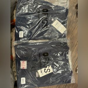 brand new FIGS scrubs, navy blue, size S